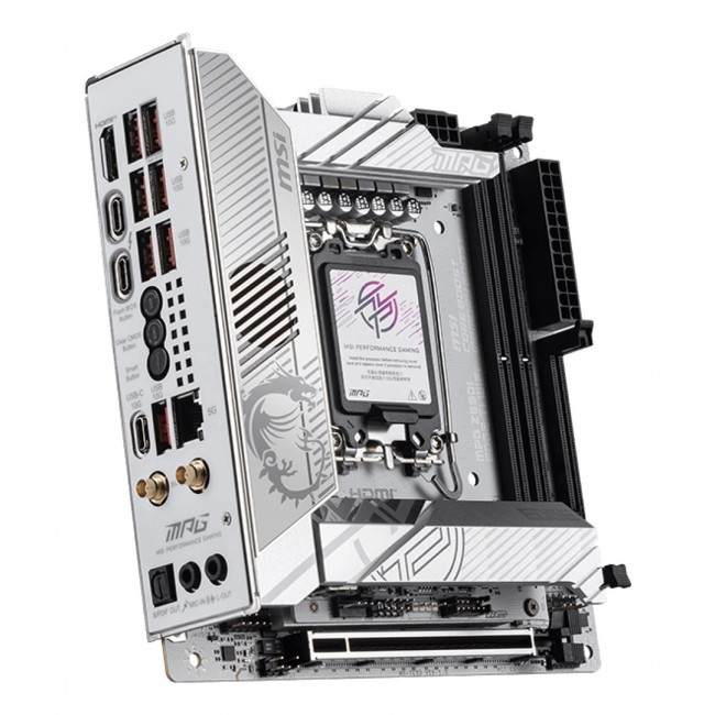 MSI MPG Z890I EDGE TI WIFI motherboard Intel Z890 LGA 1851 (Socket V1) mini ITX MSI MPG Z890I EDGE TI WIFI motherboard Intel Z890 LGA 1851 (Socket V1) mini ITX