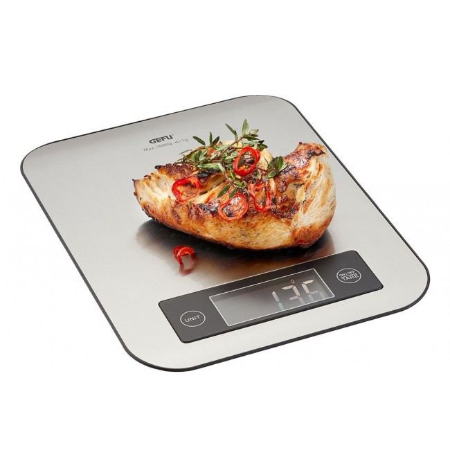 GEFU SCORE Stainless steel Countertop Rectangle Electronic kitchen scale GEFU SCORE Stainless steel Countertop Rectangle Electronic kitchen scale