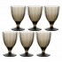 Set of 6 Amami glasses - Grey, 300 ml