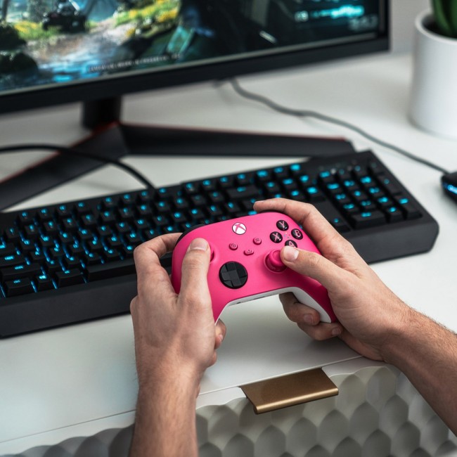 Microsoft Xbox Wireless Controller Pink, White Bluetooth Gamepad Analogue / Digital Xbox Series S, Android, Xbox Series X, iOS, PC Microsoft Xbox Wireless Controller Pink, White Bluetooth Gamepad Analogue / Digital Xbox Series S, Android, Xbox Series X, iOS, PC
