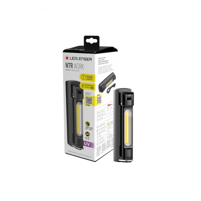 Ledlenser W7R Work Black LED