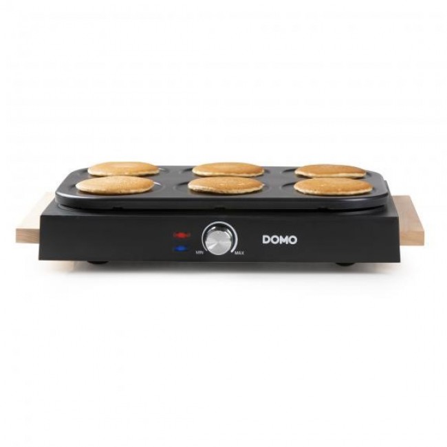 Domo DO8717P crepe maker 6 crepe(s) Black