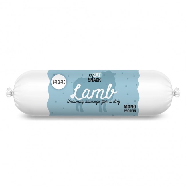 PAKA ZWIERZAKA Pepe Sausage Lamb - dog treat - 200g PAKA ZWIERZAKA Pepe Sausage Lamb - dog treat - 200g