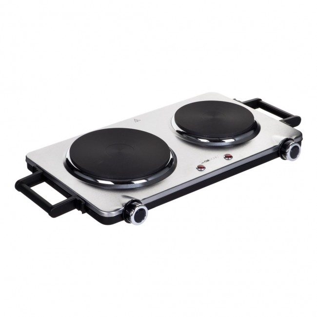 Clatronic DKP 3668 E Black,Stainless steel Countertop Sealed plate 2 zone(s) Clatronic DKP 3668 E Black,Stainless steel Countertop Sealed plate 2 zone(s)