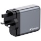 Verbatim GNC-140 GaN Charger 140W with 2 x USB-C PD 140W / 1 x USB-C PD 20W / 1 x USB-A QC 3.0 (EU/UK/US) Verbatim GNC-140 GaN Charger 140W with 2 x USB-C PD 140W / 1 x USB-C PD 20W / 1 x USB-A QC 3.0 (EU/UK/US)