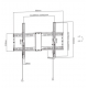 Gembird WM-80T-01 TV mount/stand 2.03 m (80