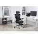Activejet ergonomic office chair YK848 black Activejet ergonomic office chair YK848 black