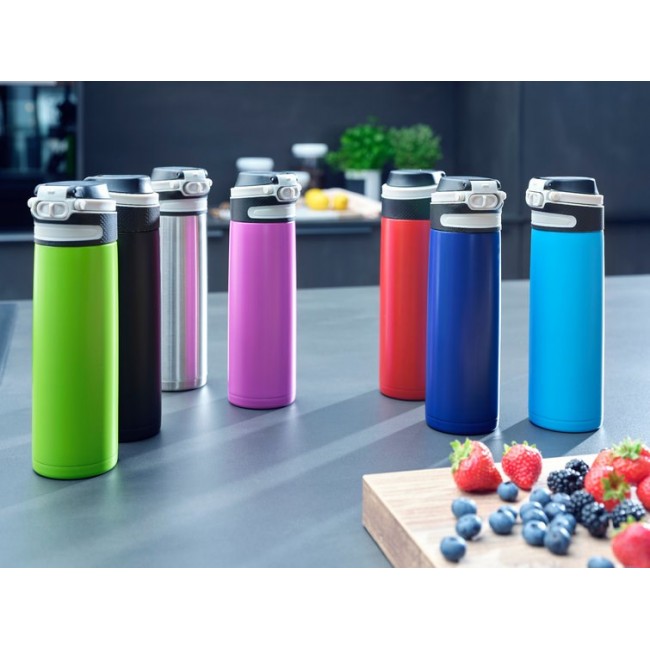 Leifheit 03277 travel mug 600 ml Black, Green Stainless steel