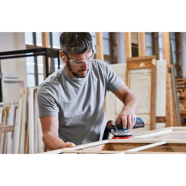 Bosch GEX 18V-125 Professional Random orbital sander 10000 RPM 20000 OPM Black, Blue, Grey, Red