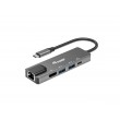Equip USB-C 5 in1 Multifunction Adapter, HDMI, Gigabit LAN, USB 3.2 GEN1, 100W USB PD Equip USB-C 5 in1 Multifunction Adapter, HDMI, Gigabit LAN, USB 3.2 GEN1, 100W USB PD