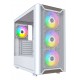 Montech XR Wood Midi Tower White Montech XR Wood Midi Tower White