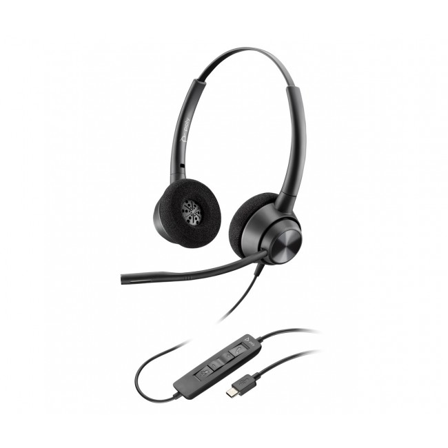 HP Poly EncorePro 320 Stereo USB-C Headset TAA HP Poly EncorePro 320 Stereo USB-C Headset TAA