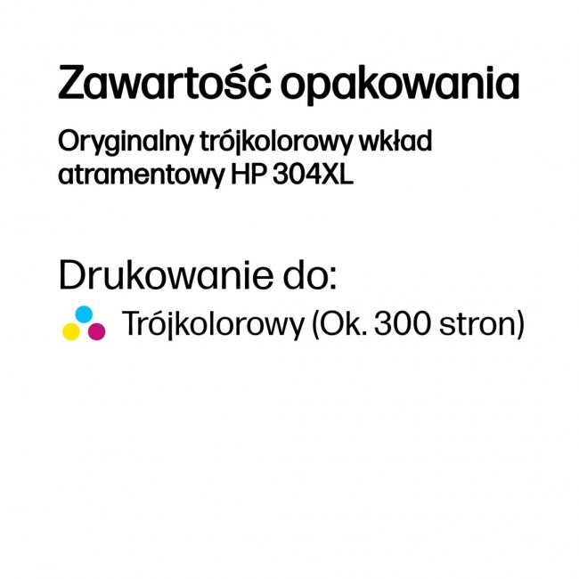 HP 304XL Tri-color Original Ink Cartridge