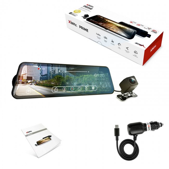 Xblitz Prime Rearview mirror camera