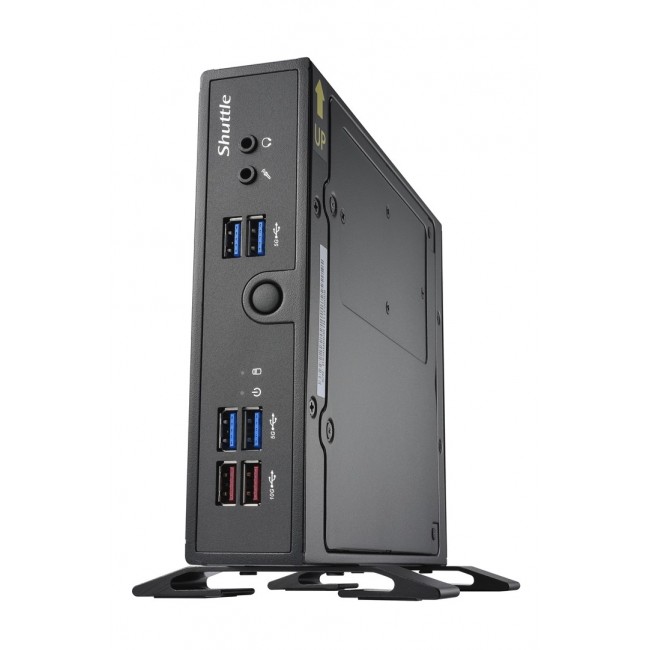 Shuttle XPC slim Barebone DS50U3, Intel i3-1315U, 2x LAN (1x 2.5Gbit ,1x 1Gbit), 1xCOM,1xHDMI,1xDP, 1x VGA, fanless, 24/7 permanent operation
