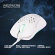 Deltaco Gaming GAM-108-W mouse Right-hand USB Type-A Optical 6400 DPI