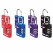 MASTER LOCK 30mm wide zinc set-your-own combination tsa-accepted luggage padlock, assorted colours