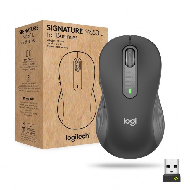 Logitech Signature M650 L Wireless Mouse for Business Logitech Signature M650 L Wireless Mouse for Business