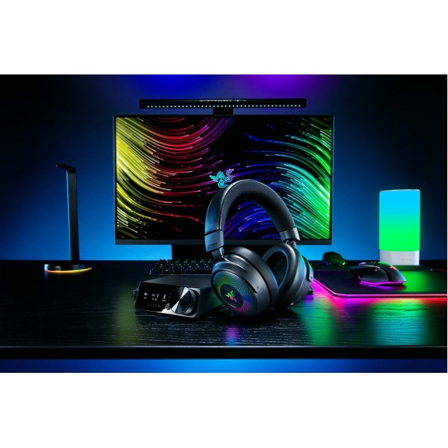 Razer Kraken V4 Pro Headset Wired & Wireless Head-band Gaming USB Type-A Bluetooth Black Razer Kraken V4 Pro Headset Wired & Wireless Head-band Gaming USB Type-A Bluetooth Black