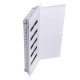 PLASTIC INSTALLATION ENCLOSURE WITH METAL DOOR, FLUSH-MOUNTED, IP40, 5 ROWS, 60 NOARK PMF 60 107262 MODULES PLASTIC INSTALLATION ENCLOSURE WITH METAL DOOR, FLUSH-MOUNTED, IP40, 5 ROWS, 60 NOARK PMF 60 107262 MODULES