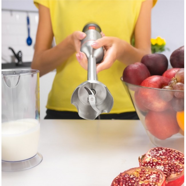 Zelmer ZHB4650 VARIO 0.7 L Immersion blender 1400 W Metallic, Red Zelmer ZHB4650 VARIO 0.7 L Immersion blender 1400 W Metallic, Red