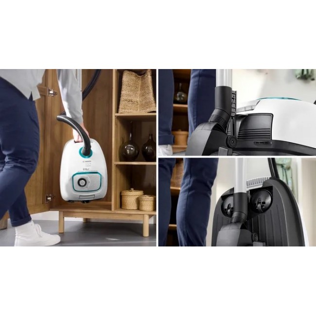 Bosch Serie 4 BGB41HYG1H 600 W white bagged vacuum cleaner