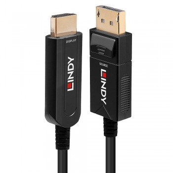 DP 1.2 to HDMI 18G AOC Cable, 30m
