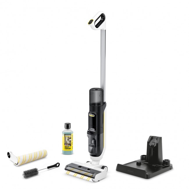 KARCHER FCV 3 Extra+ electric mop with vacuum function - 1.056-126.0 White KARCHER FCV 3 Extra+ electric mop with vacuum function - 1.056-126.0 White