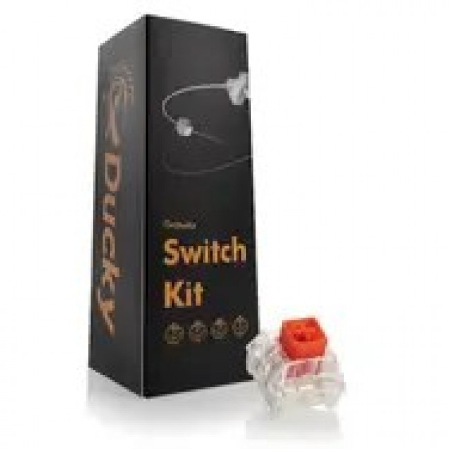 Ducky Kailh Box Red Switches, mechanisch, 3-Pin, linear, MX-Stem, 45g - 110 St ck