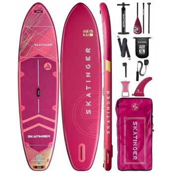 SKATINGER Prana Meteor Red SUP Board 350x89x15 cm