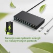 Extralink PoE Switch CERES 8x 100Mb/s PoE/PoE+, 2x RJ45 Uplink 100Mb/s, 96W