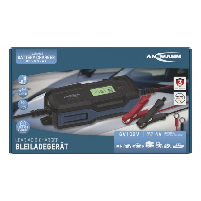 Ansmann 1001-0144 vehicle battery charger 6 - 14 V Black