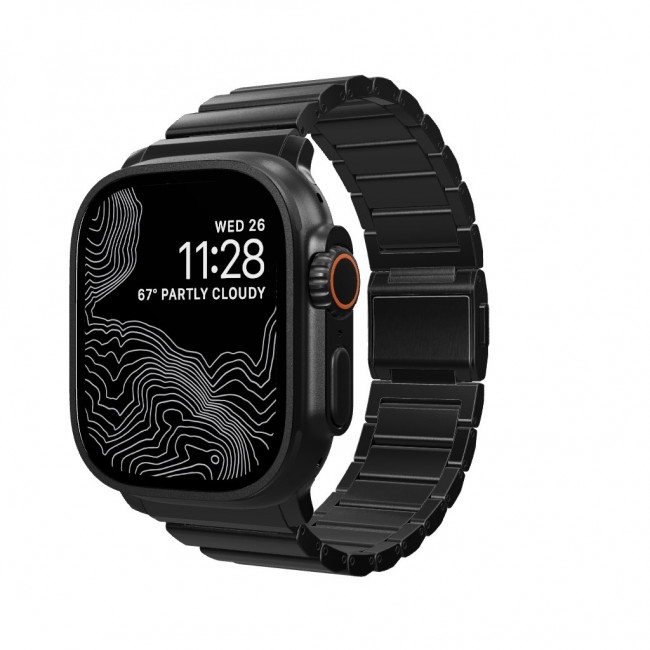 Nomad NM014834858 smart wearable accessory Band Black Titanium