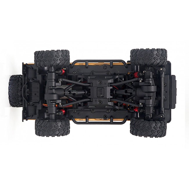 Amewi D90X28 Metall Scale Crawler gelb Radio-Controlled (RC) model Crawler truck Electric engine 1:28