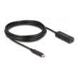 DeLOCK 80028 USB cable USB 3.2 Gen 2 (3.1 Gen 2) 5 m USB C Black