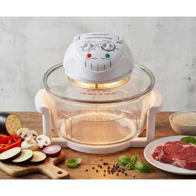 Esperanza EKO003 Combination halogen 12 L 1400 W Transparent, white Esperanza EKO003 Combination halogen 12 L 1400 W Transparent, white