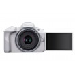 Canon EOS R50, White + RF-S 18-45mm F4.5-6.3 IS STM Kit MILC 24.2 MP CMOS 6000 x 4000 pixels