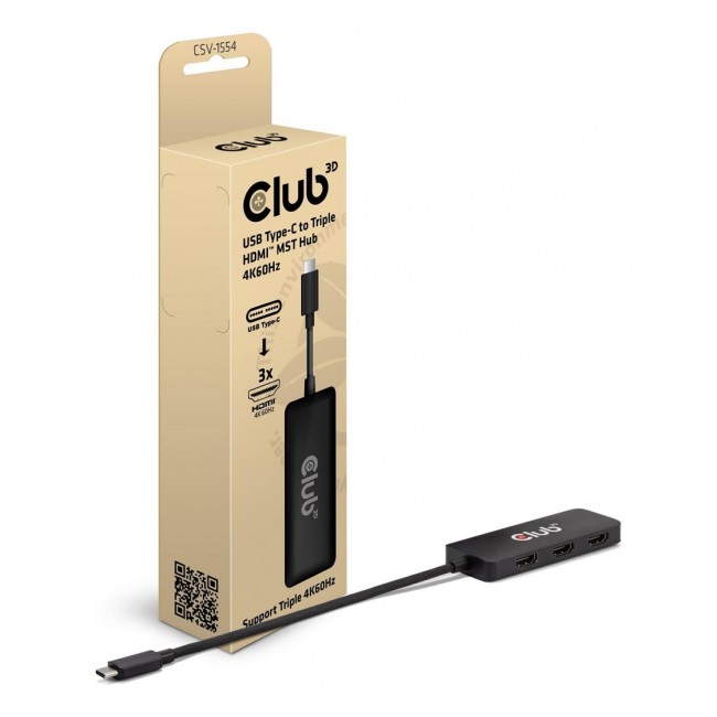 CLUB3D USB-C to Triple HDMI 