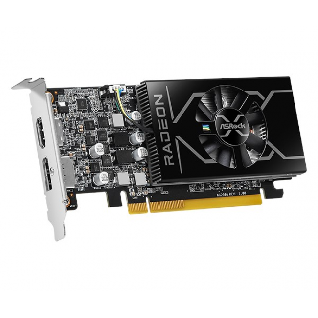 Graphics card. ASROCK RX 6400 LP 4GB