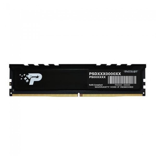 Memory module PATRIOT SIGNATURE PREMIUM DDR5 24GB 5600MHz 1 Rank (PSP524G560081H1) Memory module PATRIOT SIGNATURE PREMIUM DDR5 24GB 5600MHz 1 Rank (PSP524G560081H1)