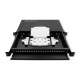 Qoltec 54480 Fiber optic switch board on sliding ODF rail | 24 ports | SC / SX Qoltec 54480 Fiber optic switch board on sliding ODF rail | 24 ports | SC / SX
