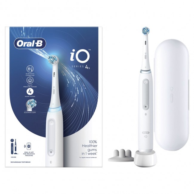 Oral-B iO 4S Adult Vibrating toothbrush White Oral-B iO 4S Adult Vibrating toothbrush White