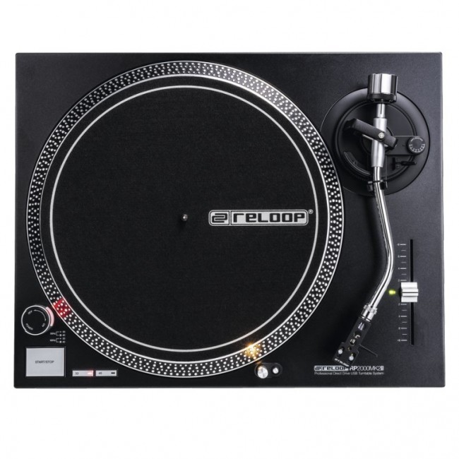 Reloop RP-2000 USB MK2 DJ turntable Direct drive DJ turntable Black Reloop RP-2000 USB MK2 DJ turntable Direct drive DJ turntable Black