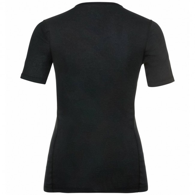 Odlo BL TOP crew neck s/s ACTIVE WARM ECO women's T-shirt, size M, black Odlo BL TOP crew neck s/s ACTIVE WARM ECO women's T-shirt, size M, black