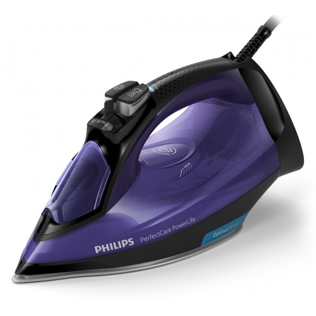 Philips PerfectCare GC3925/30 iron Steam iron SteamGlide Plus soleplate 2500 W Black, Violet Philips PerfectCare GC3925/30 iron Steam iron SteamGlide Plus soleplate 2500 W Black, Violet