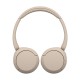 Sony WH-CH520 Headset Wireless Head-band Calls/Music USB Type-C Bluetooth Charging stand Cream