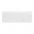 Contour Design Active Key Contour QuickClean Medical Keyboard Removable Cover Compact Wired White DE C7012