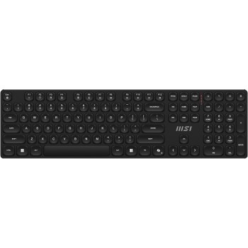 MSI FORGE K210 WIRELESS COMBO keyboard Mouse included Home/Office USB QWERTY US English Black