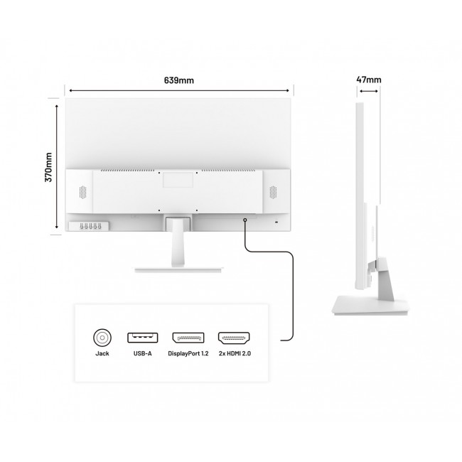 JAPANNEXT JN-IPS280UHD60F-PW computer monitor 71.1 cm (28