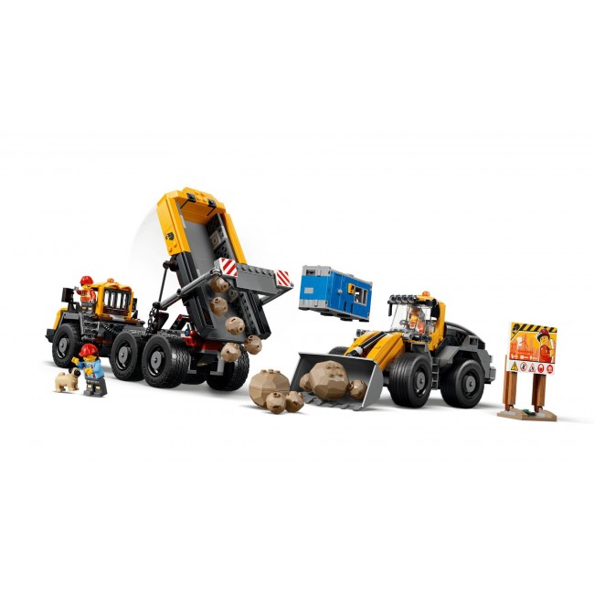 LEGO CITY 60494 Dump Truck and Front End Loader